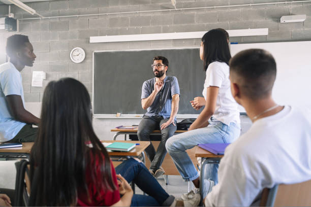 Estudiantes en debate